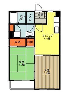 ハイツ興亜第２の間取り