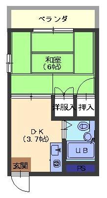 フローラル山手の間取り