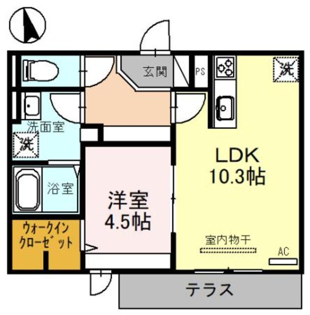 コンフォート瓜破IIの間取り