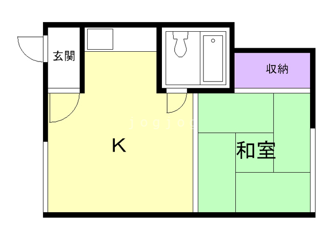 ハイツサンフラワーＡの間取り