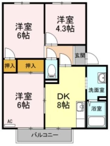 アゼリアパークハウス G棟の間取り