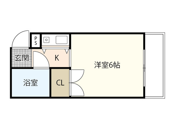 広島市西区井口台のマンションの間取り