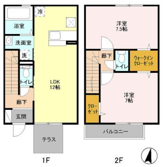 コモド国立の間取り