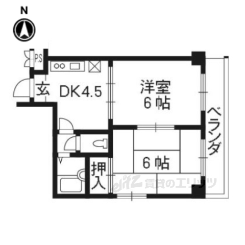 エスポワール峯の間取り