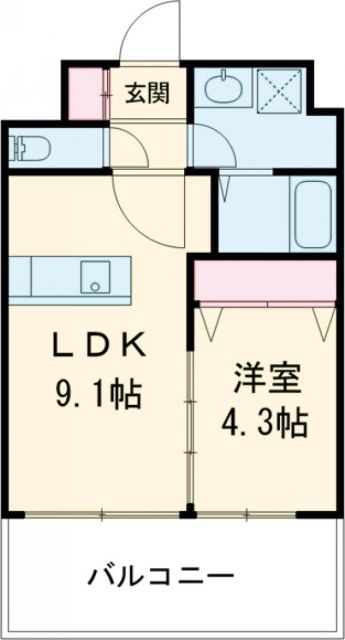 レジェンド直方　壱番館の間取り