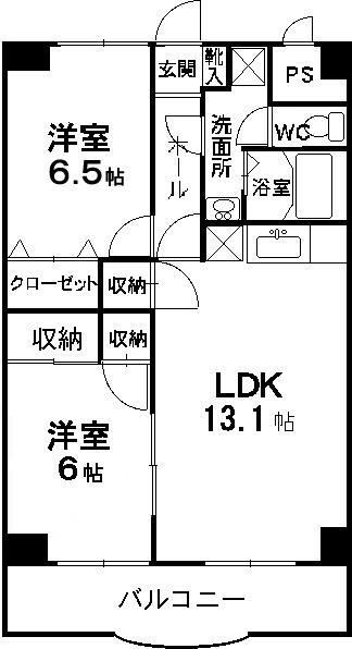 フォリストシティヒルズミナミの間取り