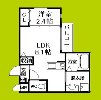 リアコート枚方御殿山NORTHの間取り