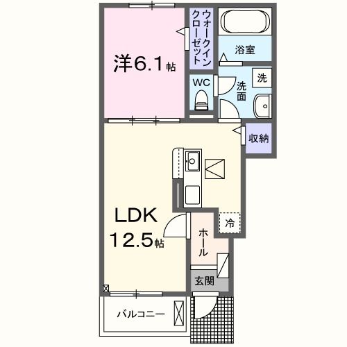 アルバ　エレガンテ　Iの間取り