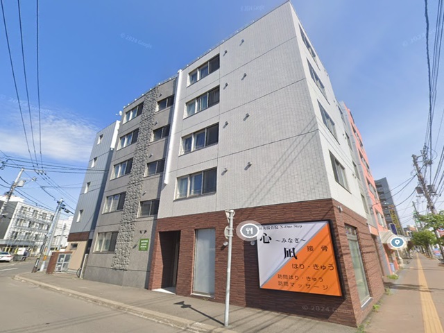 札幌市北区北四十条西のマンションの建物外観