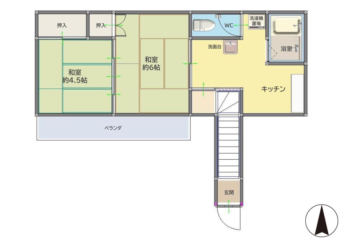 BASE川原田の間取り