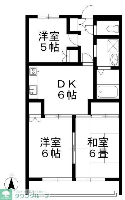 パールマンションオザキIIの間取り