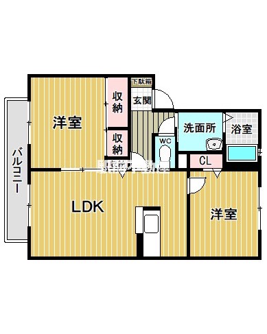 【シャーメゾン紫壱番館の間取り】