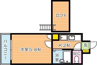 ロイヤルシャトー桃園の間取り