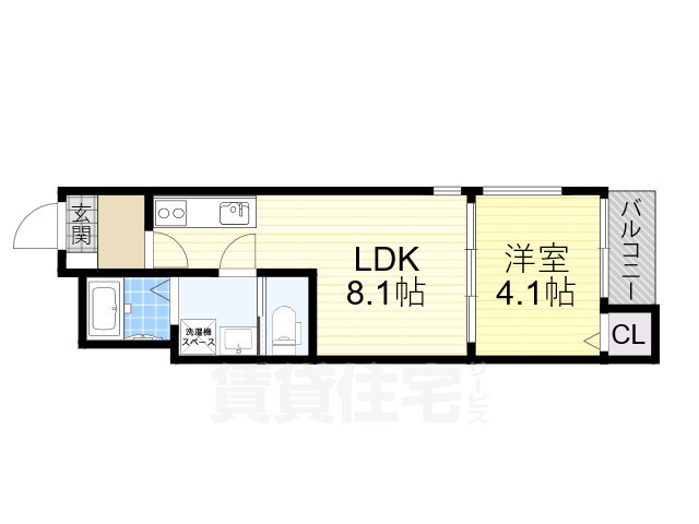 ALEGRIA三国ヶ丘の間取り