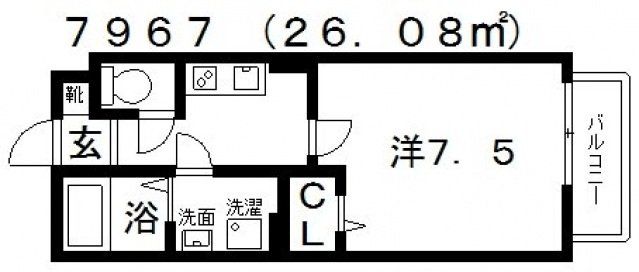 エスポワールの間取り