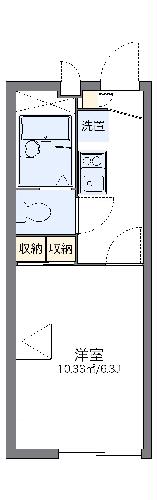 レオパレス天神の間取り