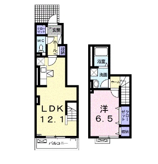 ショコラIの間取り