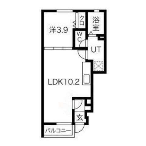 カプラン飾磨IVの間取り