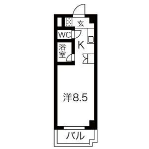 アムール虹ヶ丘の間取り