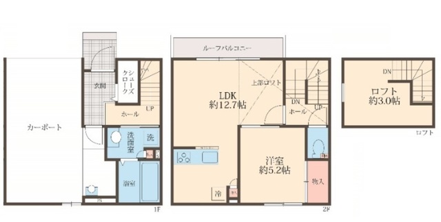 グリーンビレッジIIの間取り