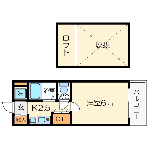 エステムコート大阪・中之島南の間取り