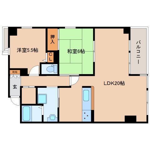 ラポールIIの間取り