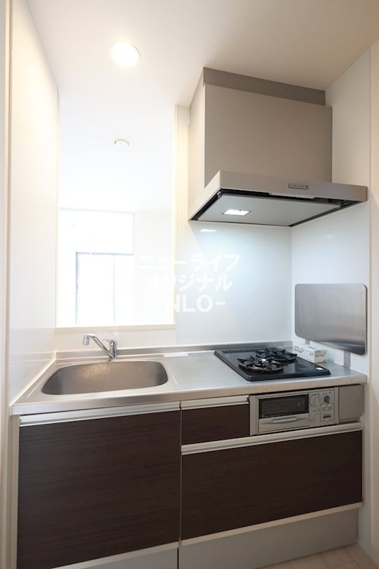 キッチン　お料理の幅が広がるグリル付き2口コンロキッチン☆