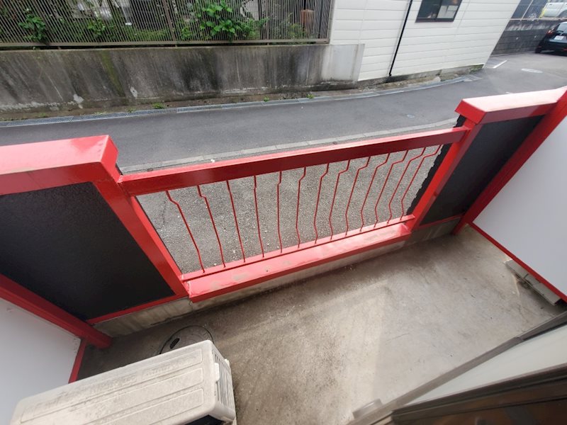 バルコニー　別のお部屋の写真を使用しております。