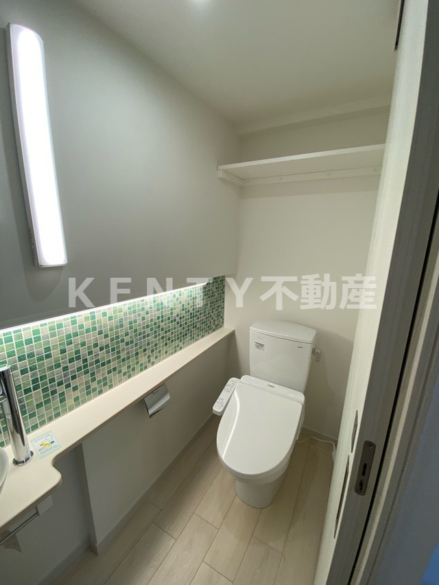 トイレ　ゆったりとした空間のトイレです