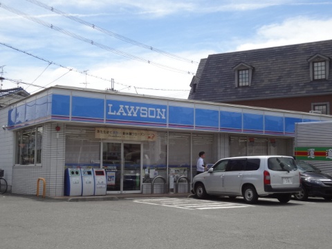 コンビニ　ローソン 八尾南久宝寺一丁目店（コンビニ）まで410m