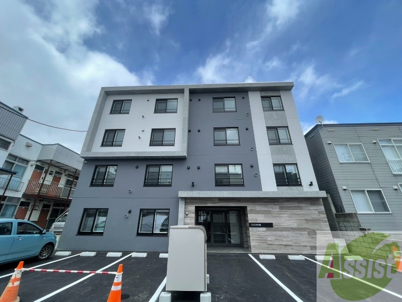 建物外観　札幌市豊平区水車町７「ＣＯＣＯ中の島」