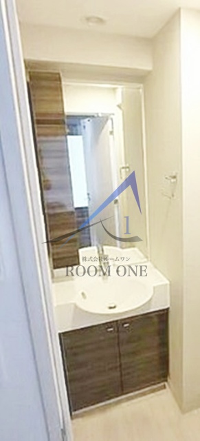 洗面設備　洗面台です。