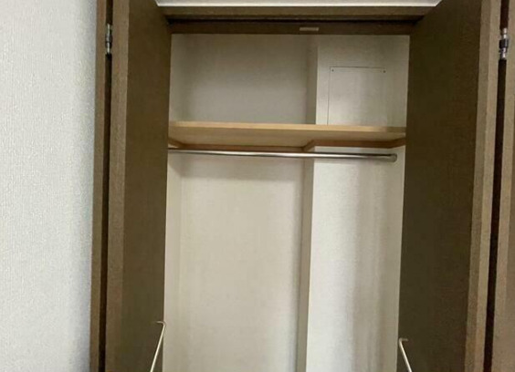 収納　クローゼットです