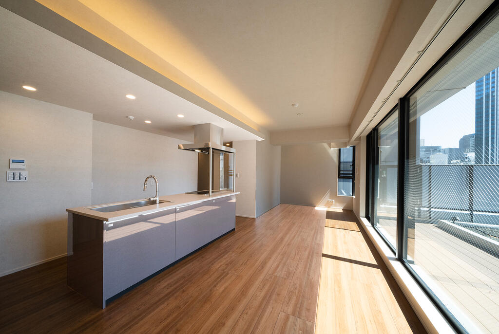 THE AKASAKA RESIDENCE S.O.Aの居間写真