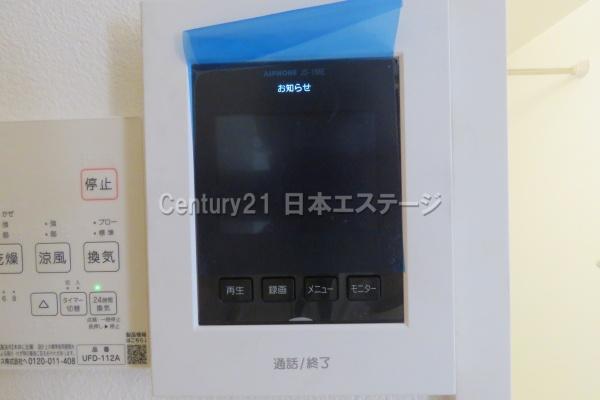 セキュリティ　安心のＴＶモニターホン完備です