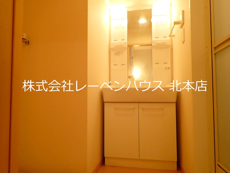 洗面設備　クリーニング前のお写真です