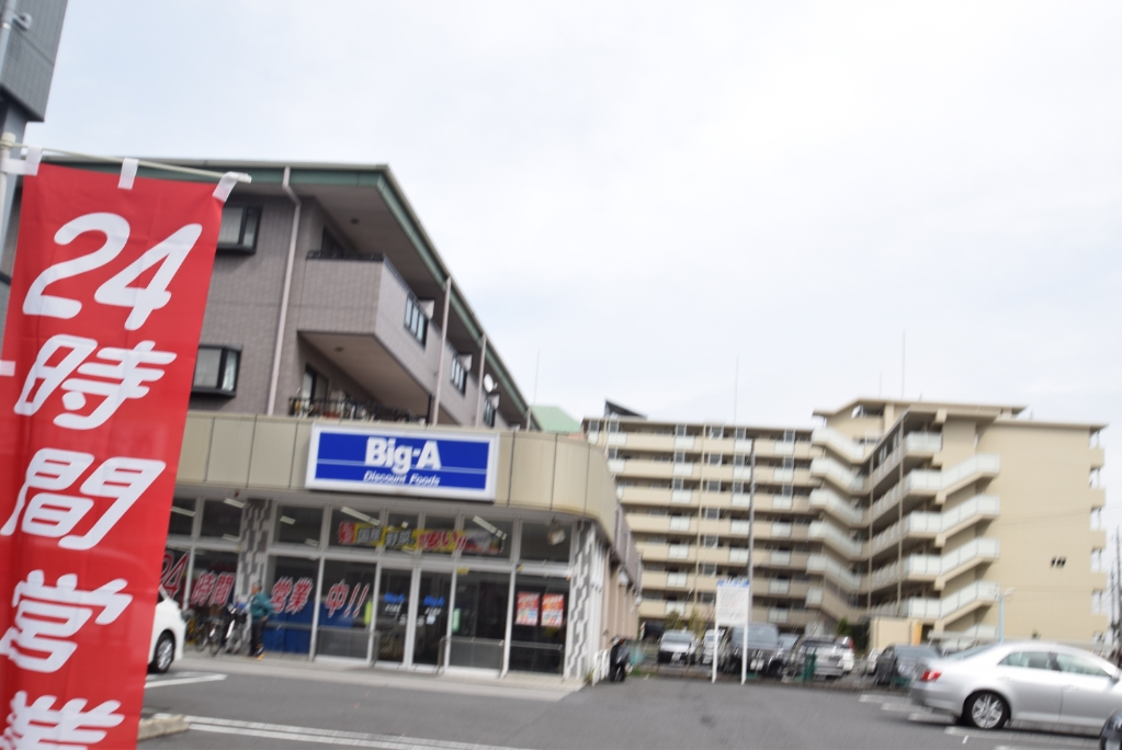 スーパー　ビッグエー足立扇店（スーパー）まで381m