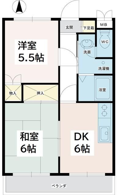 メゾンブランシュの間取り写真