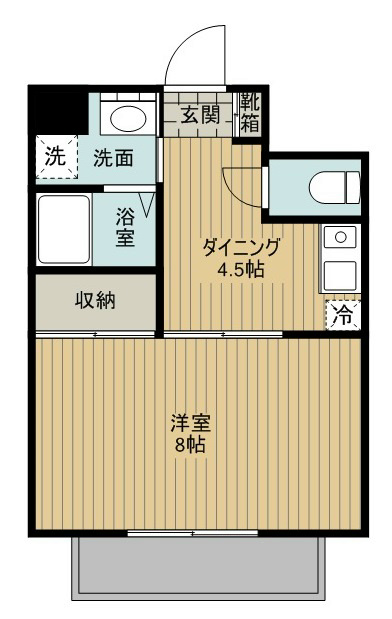 ユートピア三愛新島の間取り写真