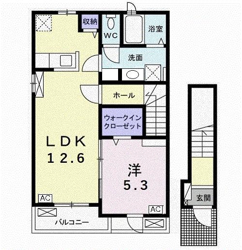 コンフォート下西郷の間取り写真