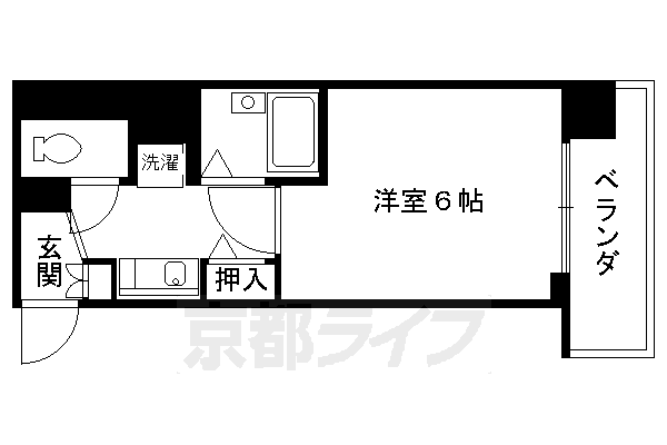 エステムコート京都烏丸の間取り写真