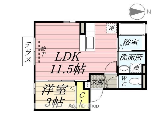 ＩＲいしかわ鉄道 金沢駅 バス乗車時間：45分 最寄りバス停で下車 徒歩4分 2階建 築16年の間取り写真