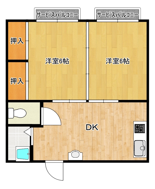 国府荘の間取り