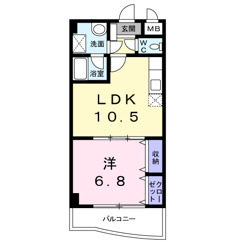 【サニースクエアの間取り】