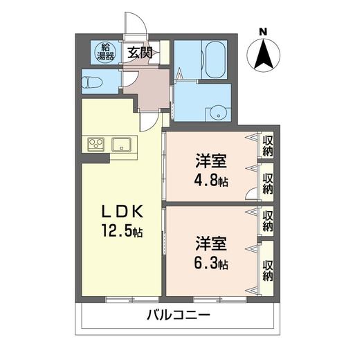 サクレ オートルワの間取り