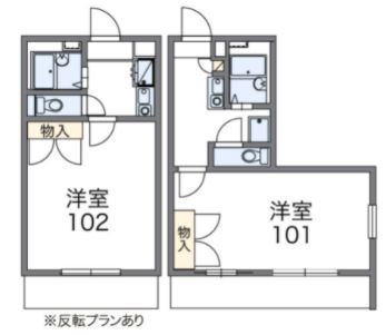 レオパレス久松の間取り