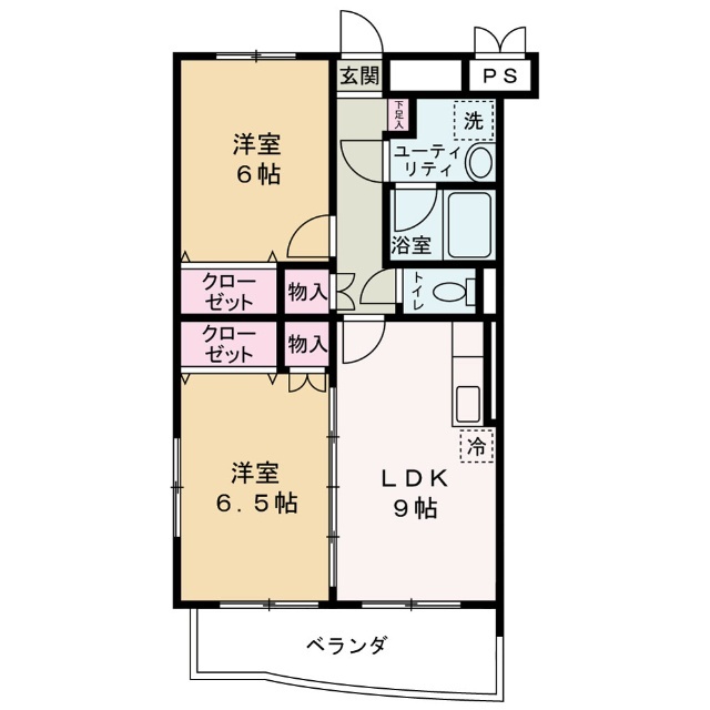 フレグランスの間取り