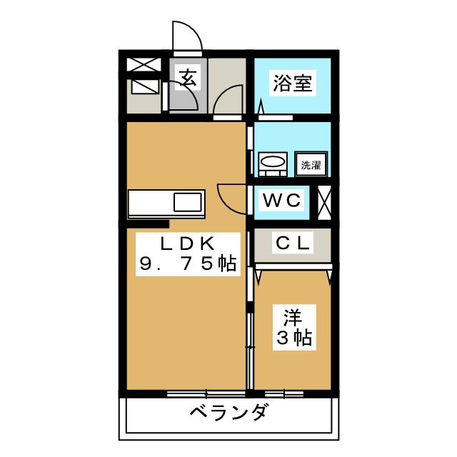 セジュール北島の間取り