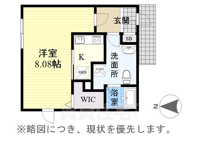 名古屋市昭和区鶴羽町のマンションの間取り