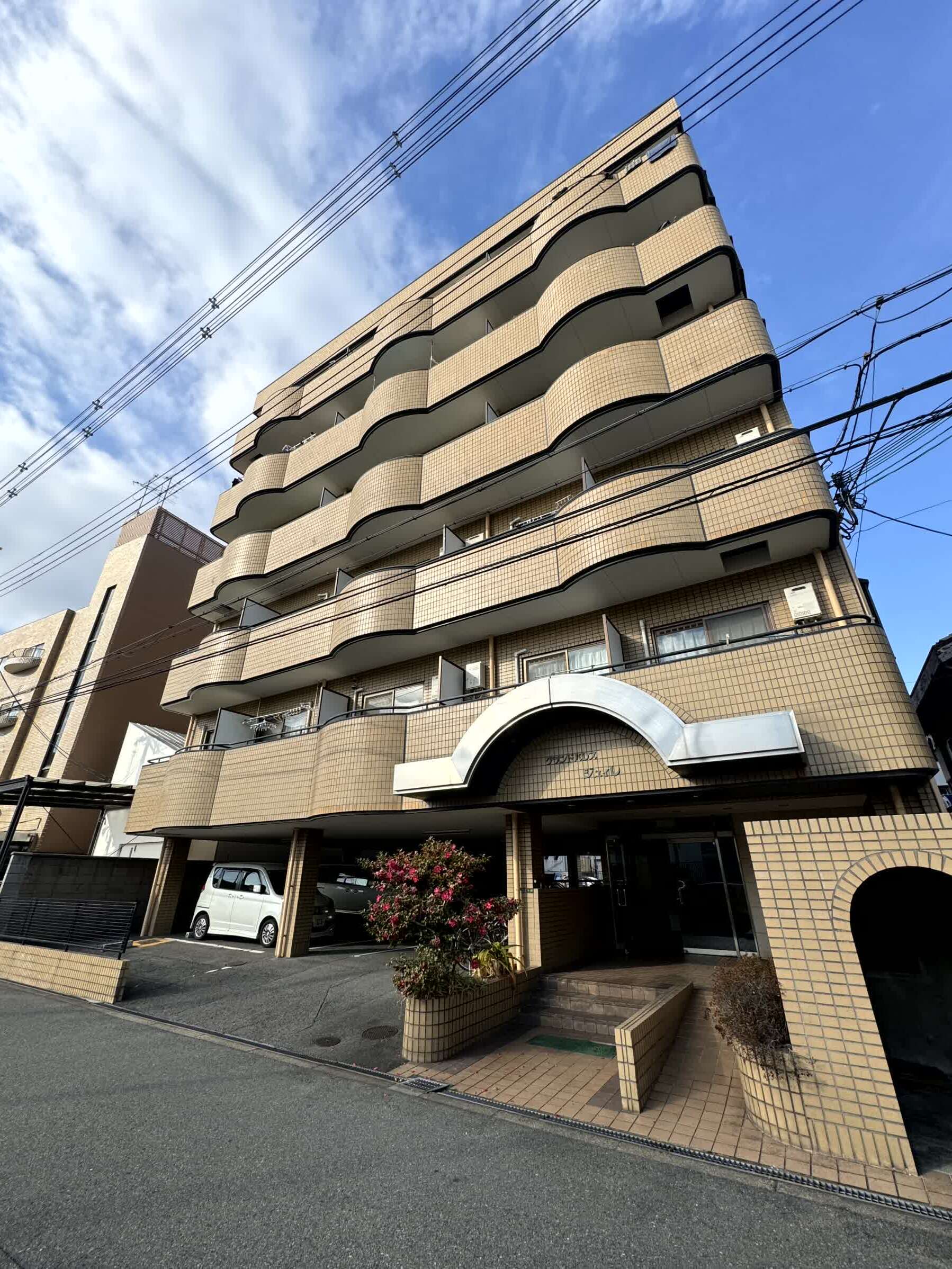大阪市城東区永田のマンションの建物外観